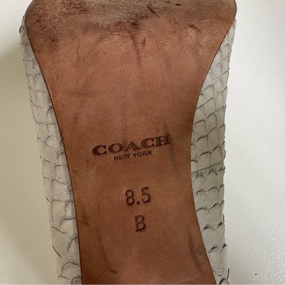 Coach Harlee Leather Heels size 8.5 - Picture 10 of 11
